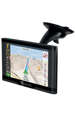 Modern car GPS navigator with a revolutionary magnetic mount.